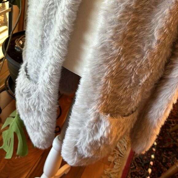 Free People Faux Fur Cardigan - Small - Picture 7 of 10